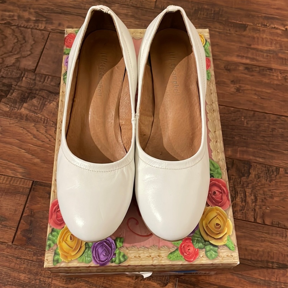 Jeffrey Campbell Bitsie pumps 6.5 white